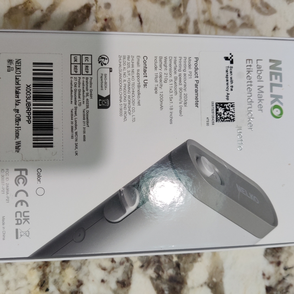 Nelko Wireless Bluetooth Label Maker Machine with Tape - Picture 9 of 10
